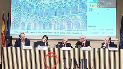 Rodríguez Álvarez durante el plenario del XXIII Congreso de Constitucionalistas de España