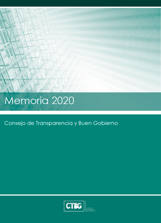 portada de la memoria del año 2020