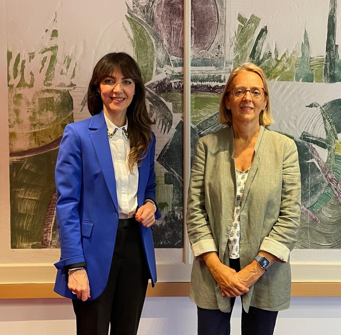 The presidents of the CTBG, Concepción Campos, and the AIReF, Inés Olóndriz