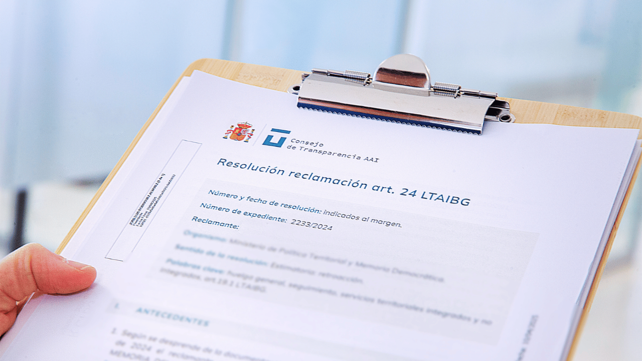 Kontseiluaren ebazpen baten argazkia