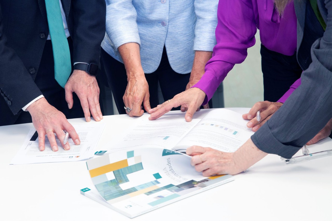 equipo del Consejo trabajando 