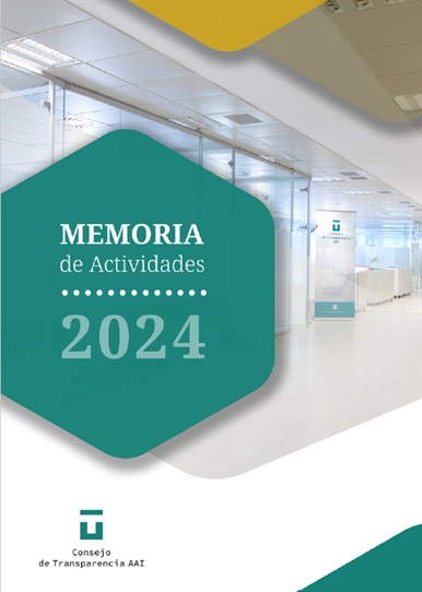 Portada de la memoria 2024 del Consejo de Transparencia